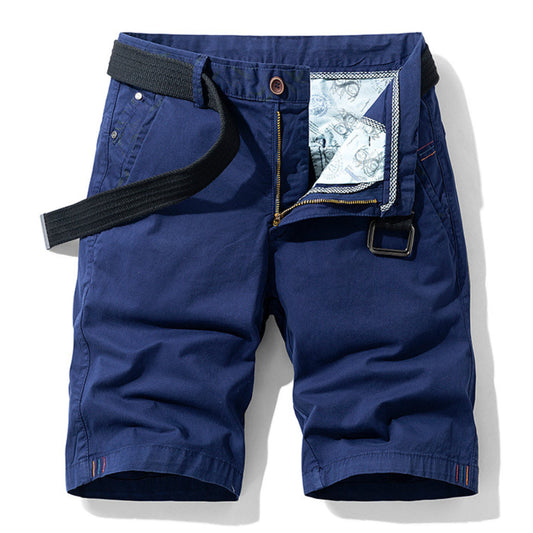 Cargo Shorts Katoenmengsel Knie Lengte Relaxed Fit – Jochem