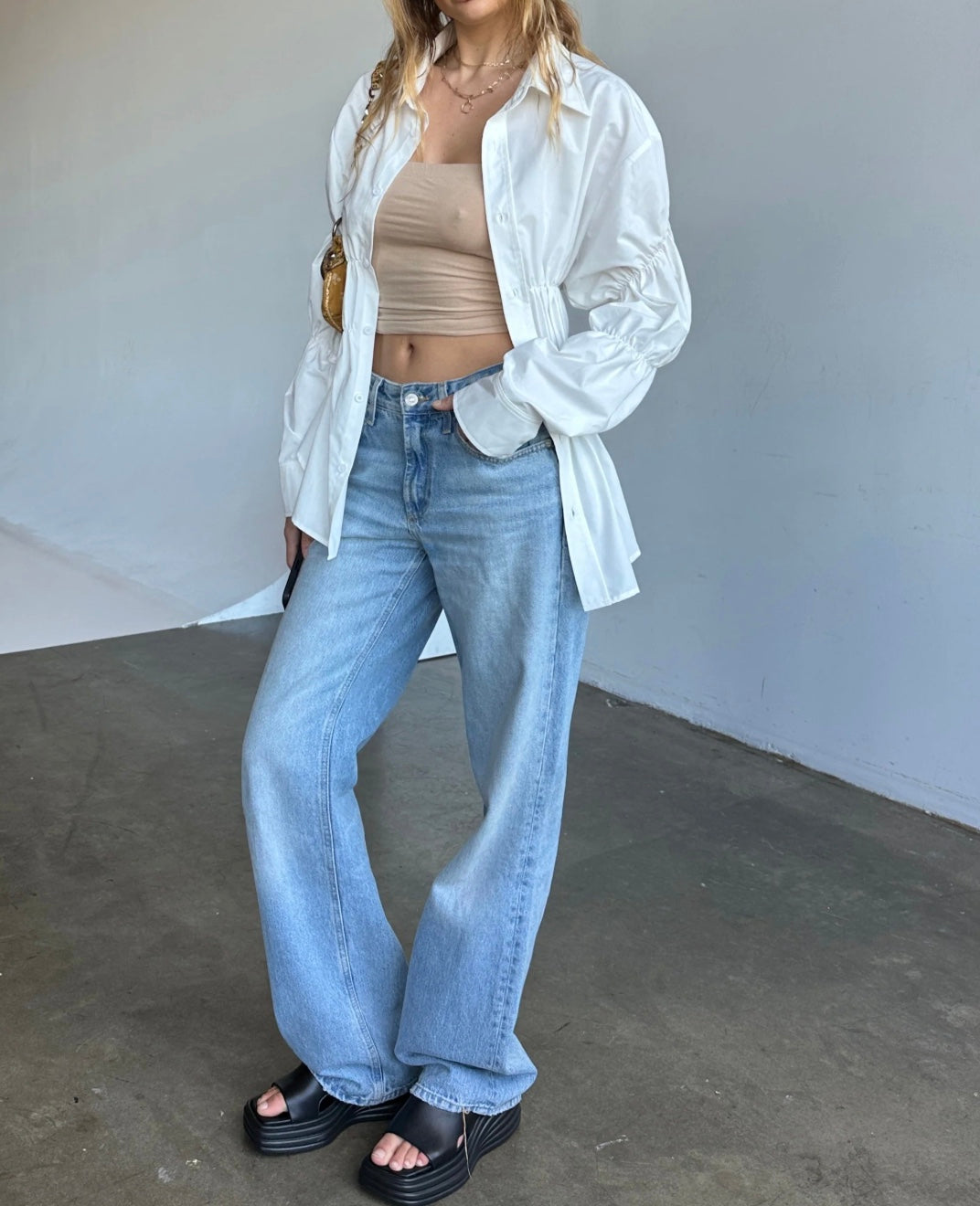 Blouse Scrunched Stijlvol Design – Lilo