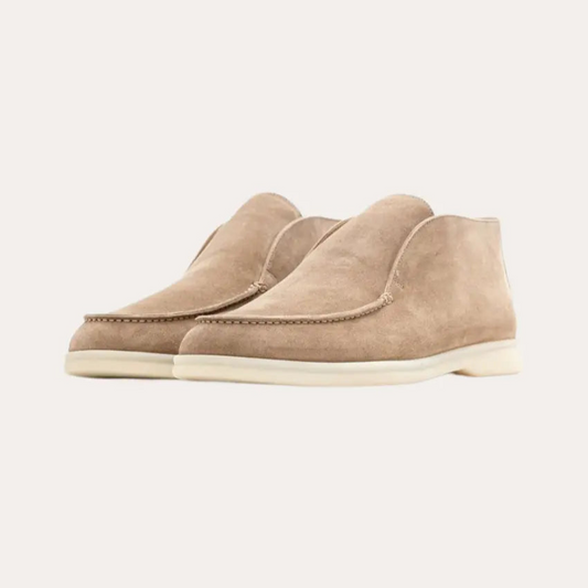 Suède Loafers Stijlvol Beige – Riemer