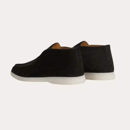 Suède Loafers Stijlvol Profond Zwart – Koos