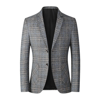 Casual blazer geruit knopen heren - Ambros