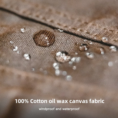 Herenjas Waxed Canvas Stijlvol Design – Gerwin