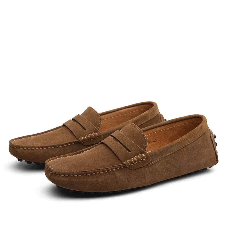 Loafers Suède Italiaans Design – Adriaan