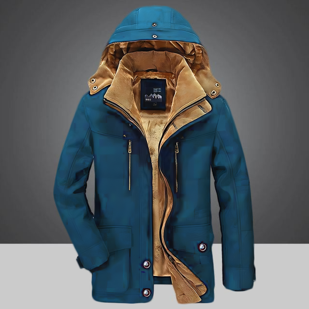 Winddichte parka winterjas zakken outdoor heren - Thorne