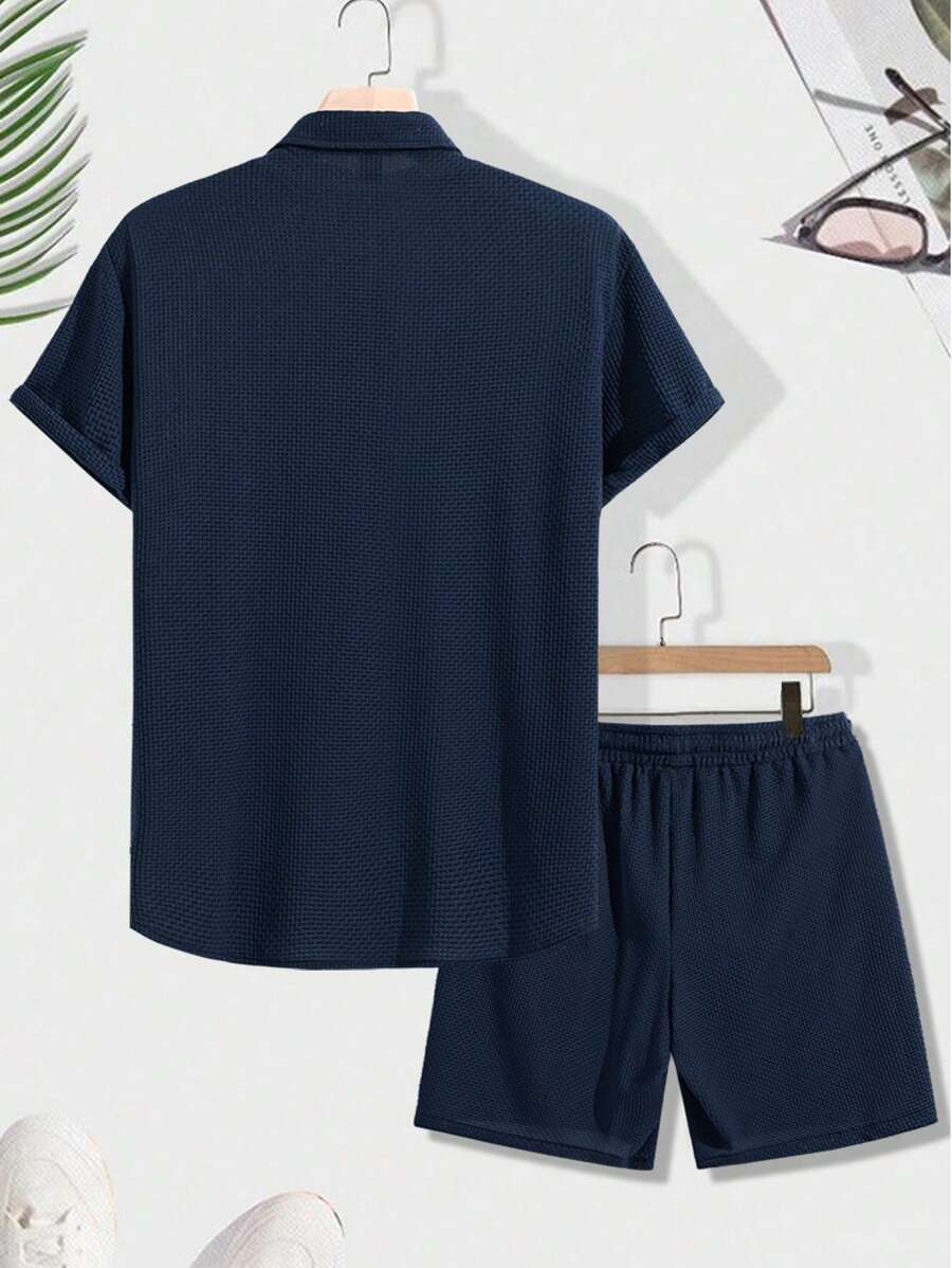 Zomerset Met Textuur & Overhemd – Jelte