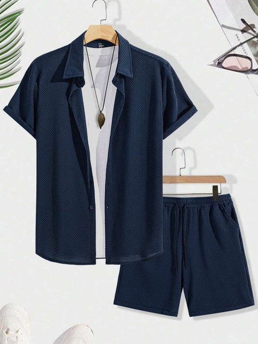Zomerset Met Textuur & Overhemd – Jelte