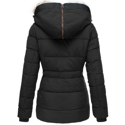 Stijlvolle winterjas parka warm zacht winddicht dames - Leonie