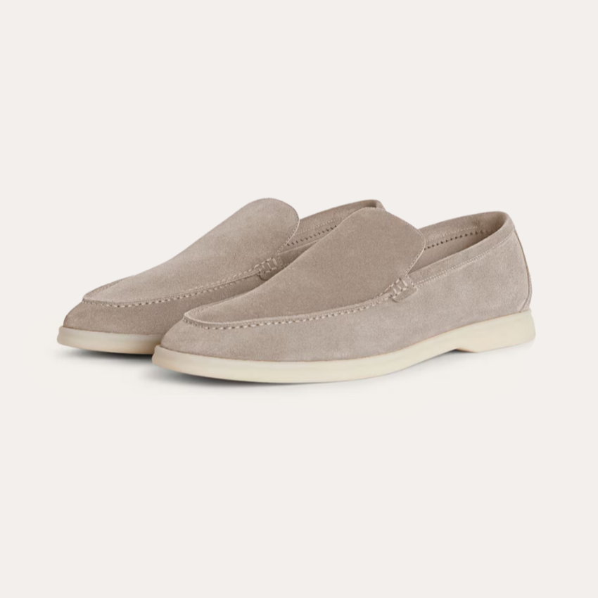 Suède Loafers Stijlvol Beige – Bram