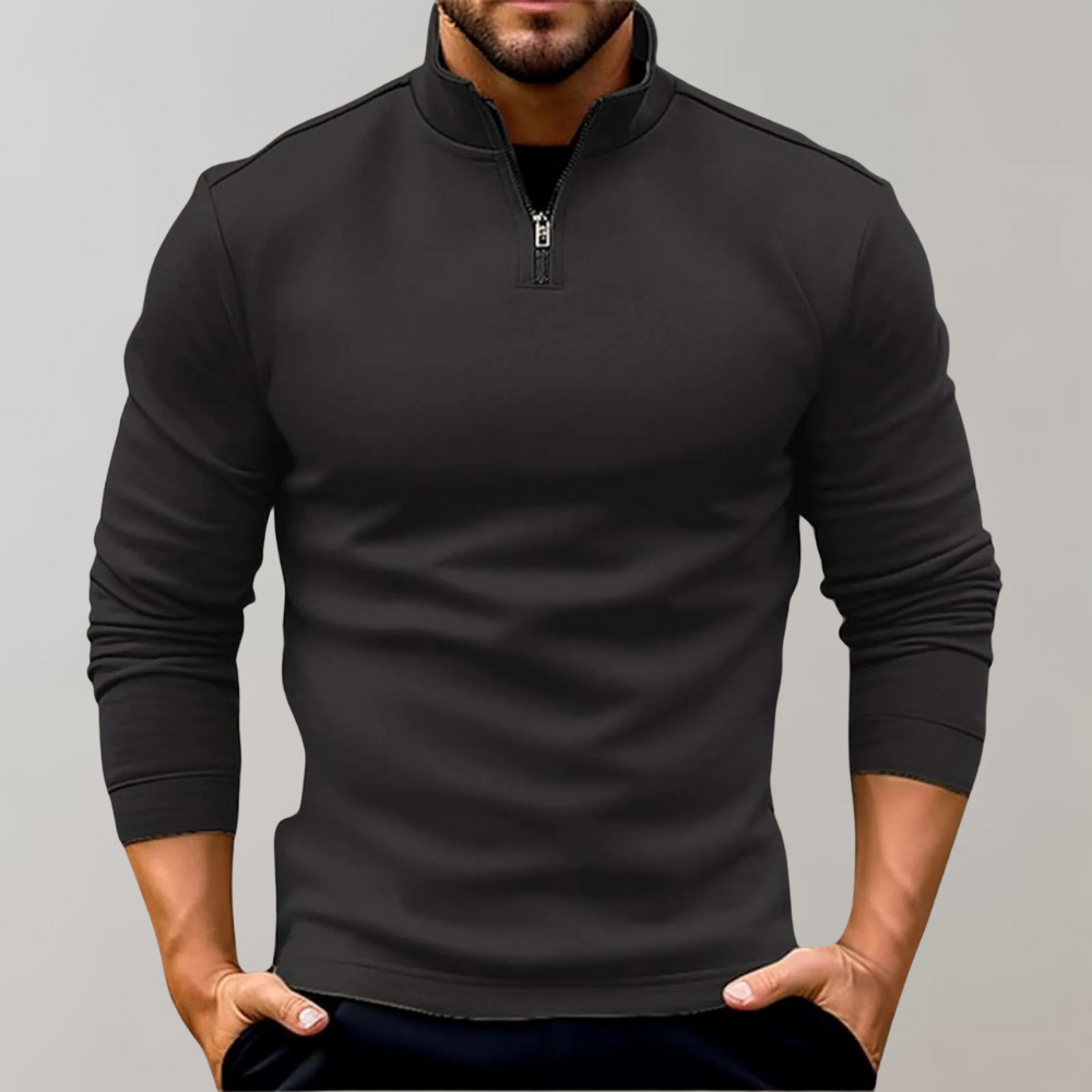 Half-Zip Sweatshirt Stijlvol en Veelzijdig – Wouter