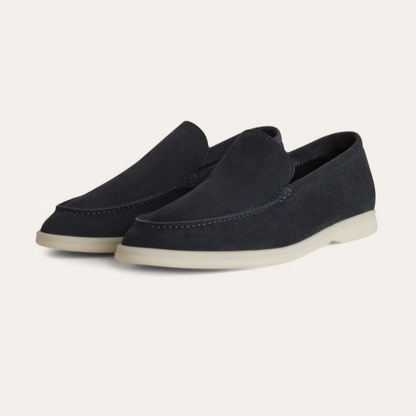 Loafers Premium Suède Marineblauw – Thijs