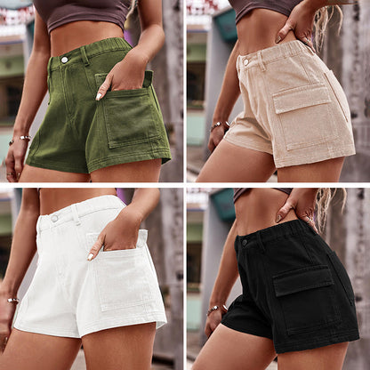 Shorts Trendy Boven de Dijen met Handige Zakken – Francine
