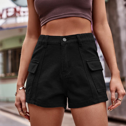 Shorts Trendy Boven de Dijen met Handige Zakken – Francine