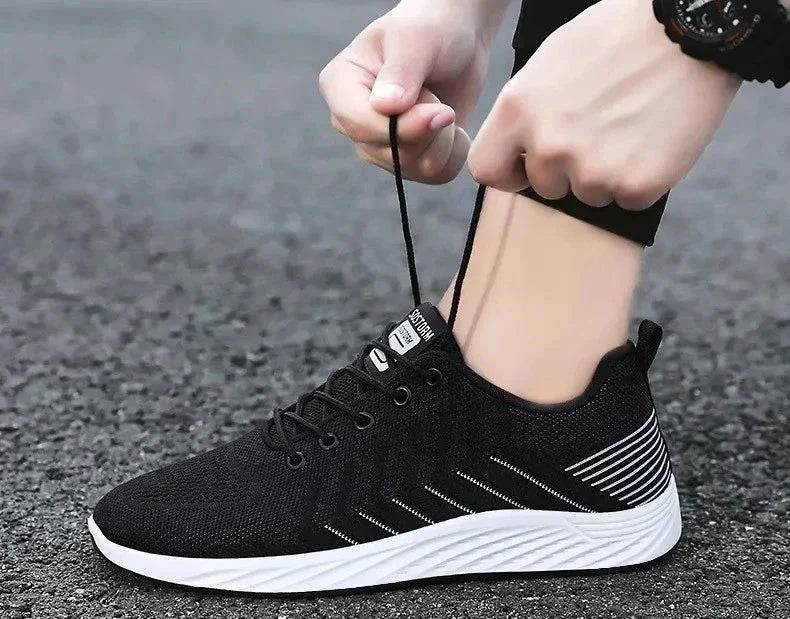 Sneakers Ademend Mesh Sportief Design – Gregoor