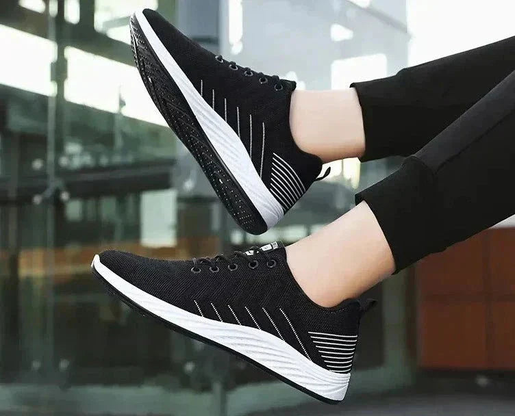 Sneakers Ademend Mesh Sportief Design – Gregoor