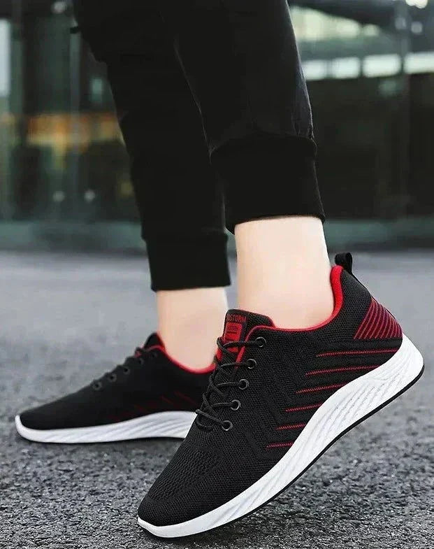 Sneakers Ademend Mesh Sportief Design – Gregoor