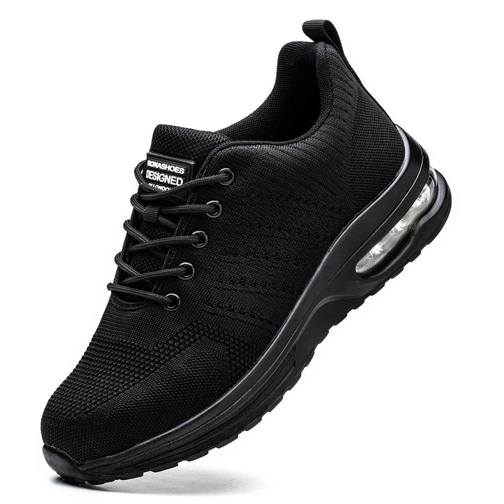 Sport Sneakers Zwart Ademend Mesh – Anthonius