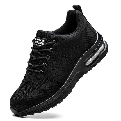 Sport Sneakers Zwart Ademend Mesh – Anthonius