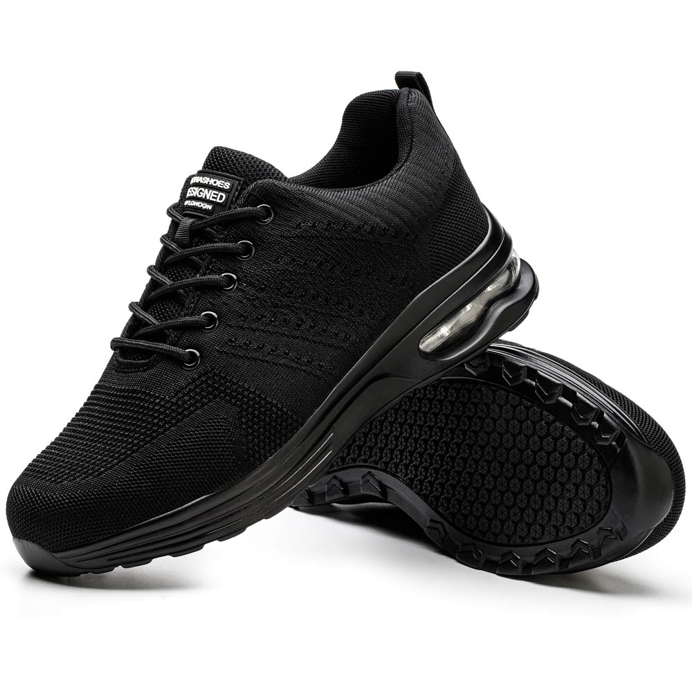 Sport Sneakers Zwart Ademend Mesh – Anthonius