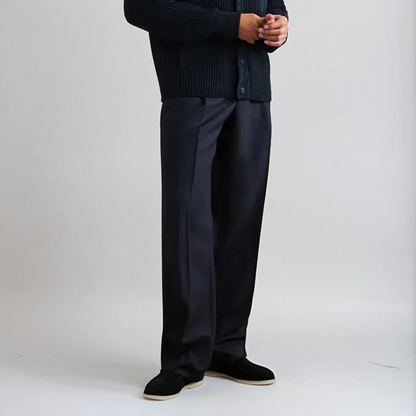Suède Loafers Stijlvol Navy Blauw – Henk