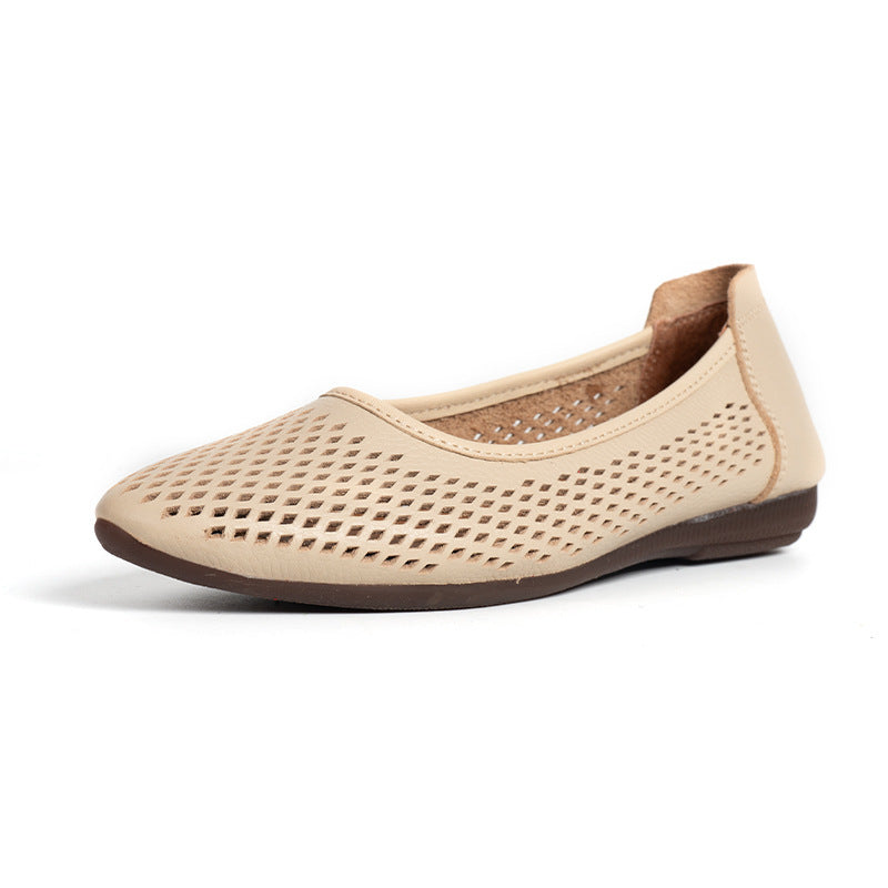 Ballet Flats Ademend Laser-Cut Ontwerp – Theresia