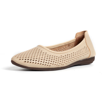 Ballet Flats Ademend Laser-Cut Ontwerp – Theresia