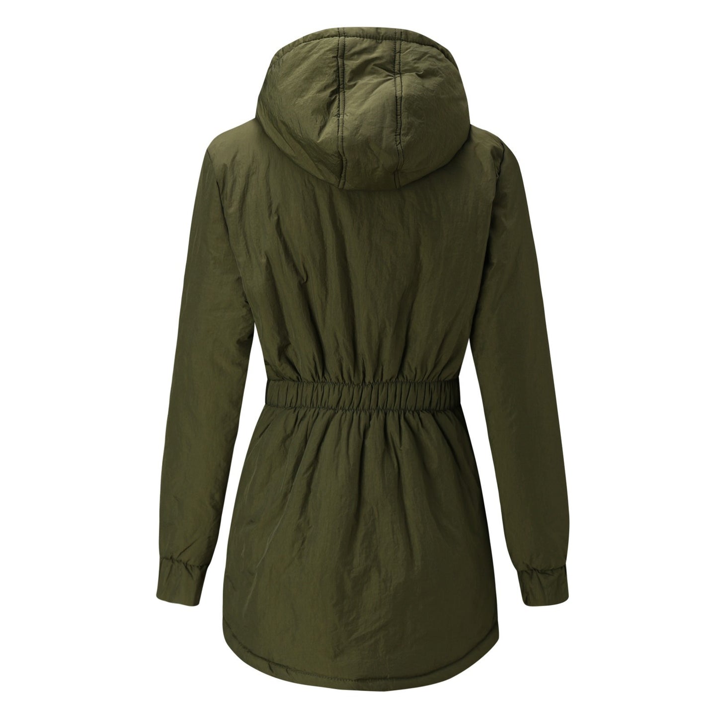 Winter parka bontkraag winddicht capuchon effen dames - Cassidy