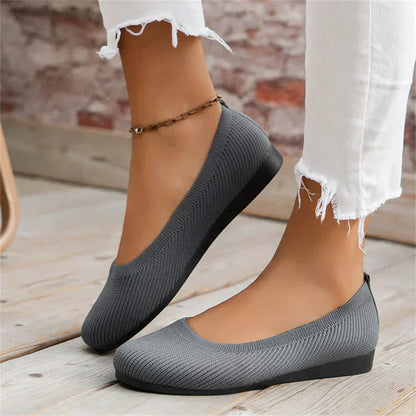 Balletschoenen Slip-On Textuur en Flexibele Zool – Ilse
