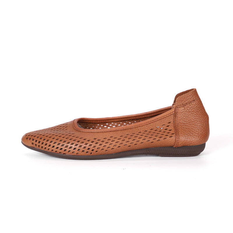 Ballet Flats Ademend Laser-Cut Ontwerp – Theresia