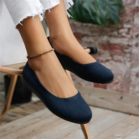 Balletschoenen Slip-On Textuur en Flexibele Zool – Ilse