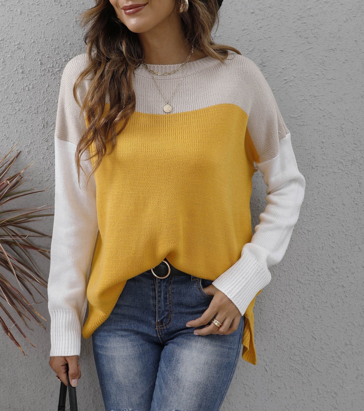 warme lange mouwen pullover - Emma