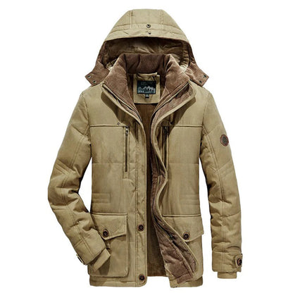 Winterjas parka waterdicht fleece heren - Colton