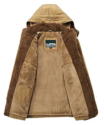 Winterjas parka waterdicht fleece heren - Colton