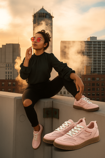 Retro Sneaker Sportieve Zool Vintage Stijl – Sollen