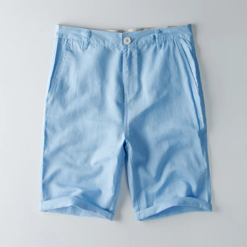 Heren Shorts Katoen-Linnen Mix Relaxed Fit – Jacco