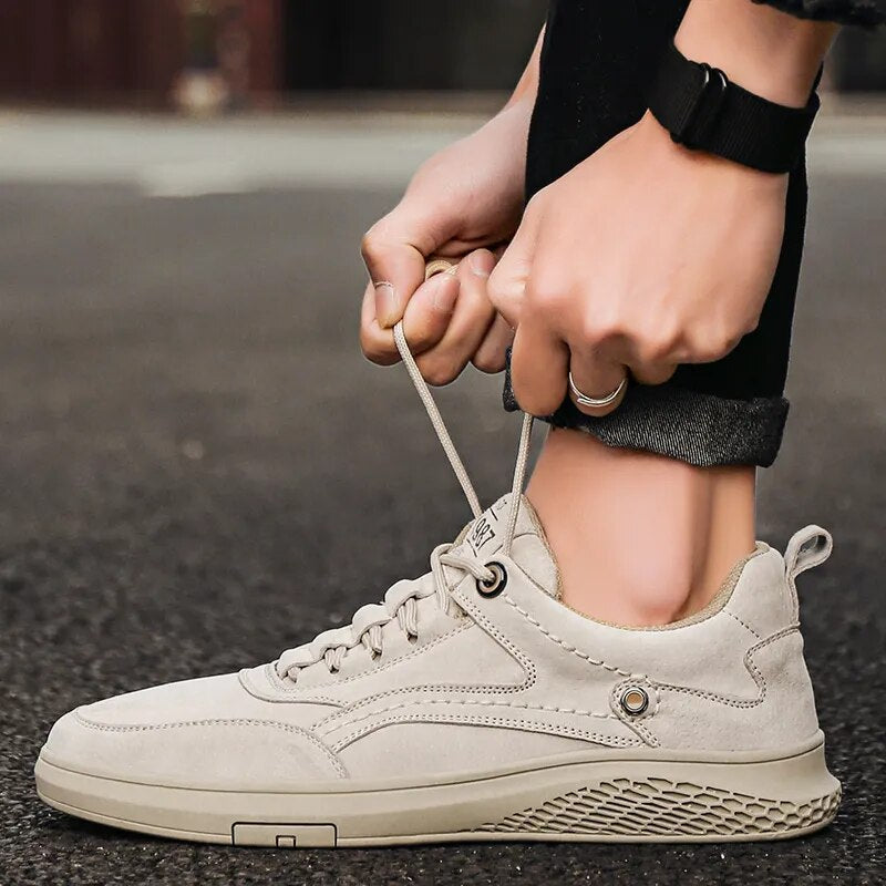 Suede lage sneakers stijlvol 1987 - Mitch