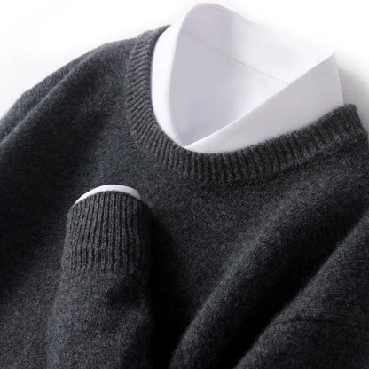 Merino Wollen Crewneck Comfortabel Design – Cameron