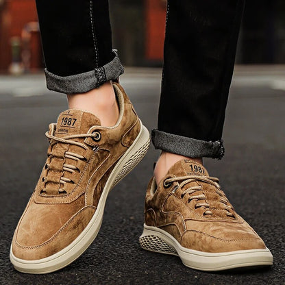 Suede lage sneakers stijlvol 1987 - Mitch