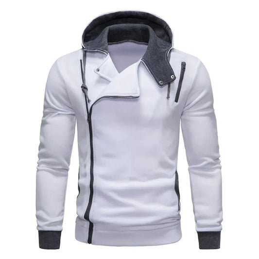 Heren Hoodie Asymmetrisch Avontuurlijk Design – Zayden