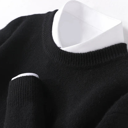 Merino Wollen Crewneck Comfortabel Design – Cameron