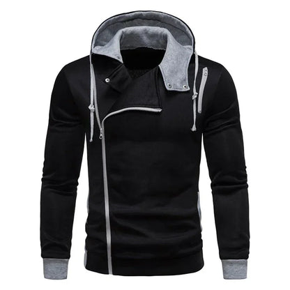 Heren Hoodie Asymmetrisch Avontuurlijk Design – Zayden
