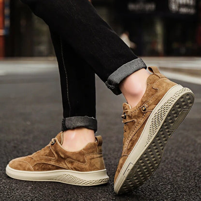 Suede lage sneakers stijlvol 1987 - Mitch