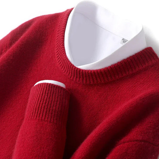 Merino Wollen Crewneck Comfortabel Design – Cameron