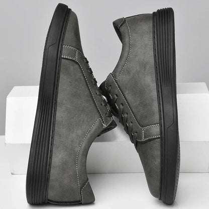 Lage Nette Sneaker Donkere Zool Comfortabel – Andries