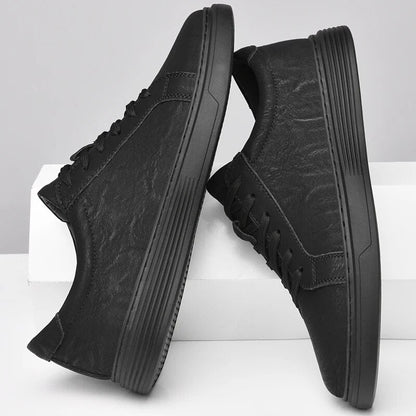 Lage Nette Sneaker Donkere Zool Comfortabel – Andries