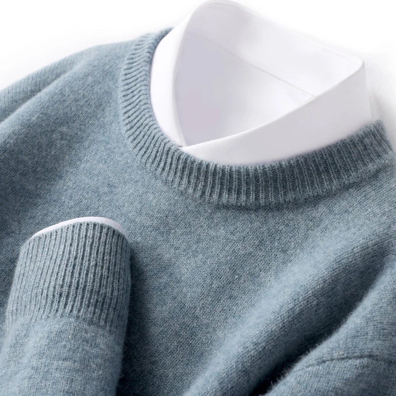 Merino Wollen Crewneck Comfortabel Design – Cameron