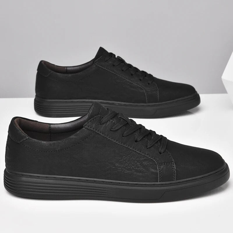 Lage Nette Sneaker Donkere Zool Comfortabel – Andries