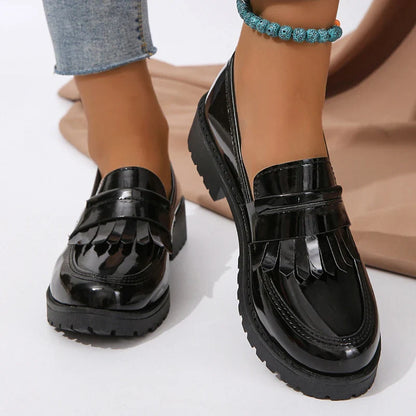 Dames Loafers Patent Glanzend Design – Gerarda