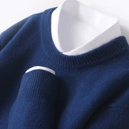 Merino Wollen Crewneck Comfortabel Design – Cameron