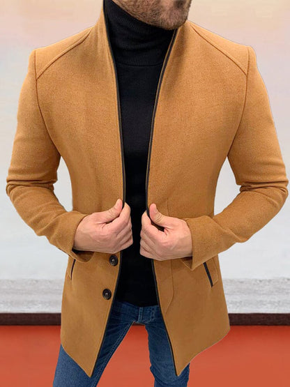 Tweed Jas Enkelsluiting Stijlvol – Tjapko