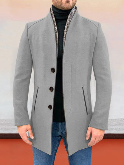 Tweed Jas Enkelsluiting Stijlvol – Tjapko